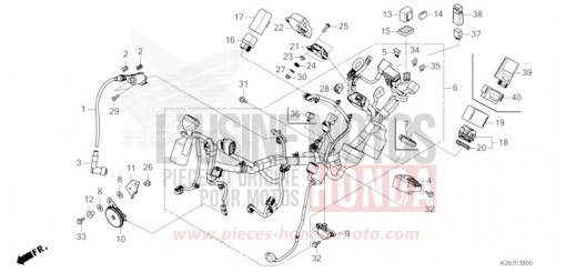 WIRE HARNESS MSX125AN de 2022